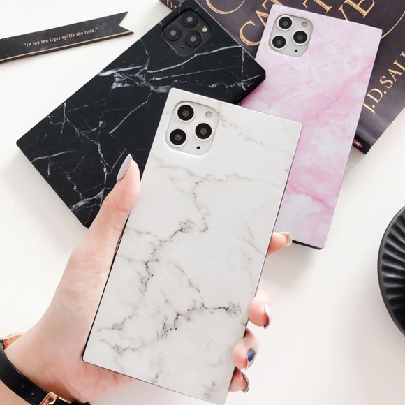 Accessories - NEW iPhone 11/Pro/Max/XR/XS/Plu Marble Square case